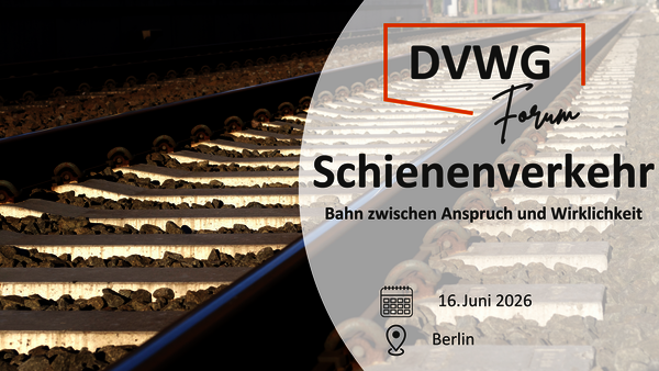 Banner DVWG-Forum Schienenverkehr